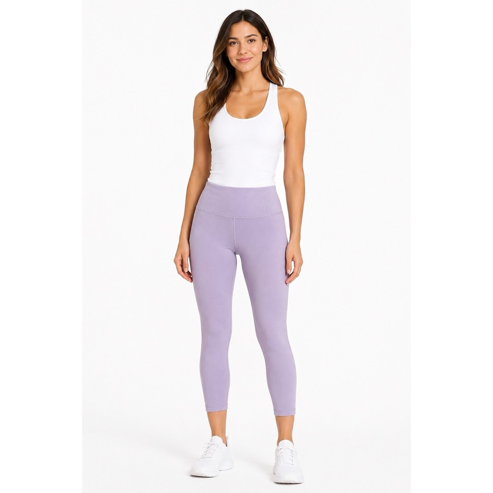 Harmony + Balance Women's Medium Lavender High Rise Leggings 24" Inseam